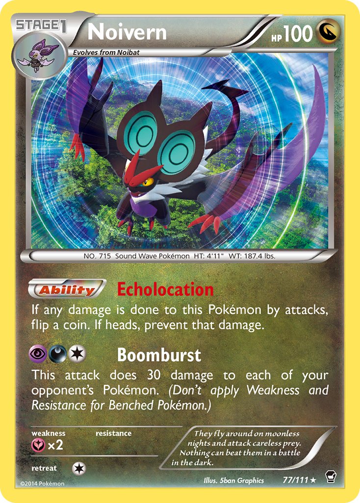 Noivern (77/111) (Cosmos Holo) (Blister Exclusive) [XY: Furious Fists] - Waypoint Games CA