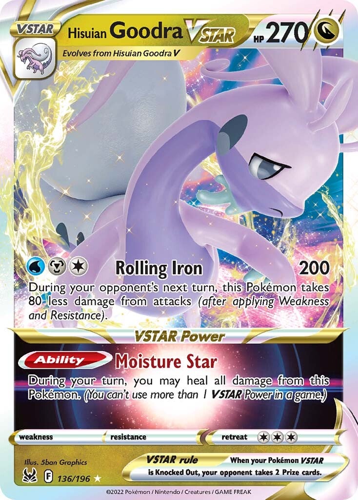 Hisuian Goodra VSTAR (136/196) [Sword & Shield: Lost Origin] - Waypoint Games CA
