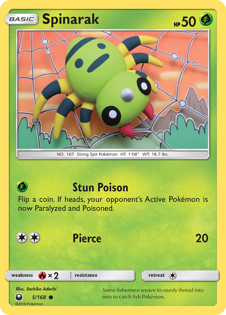 Spinarak (5/168) [Sun & Moon: Celestial Storm] - Waypoint Games CA
