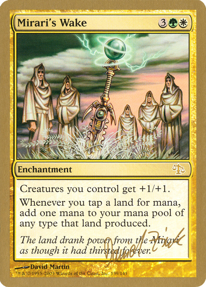 Mirari's Wake (Daniel Zink) [World Championship Decks 2003] - Waypoint Games CA