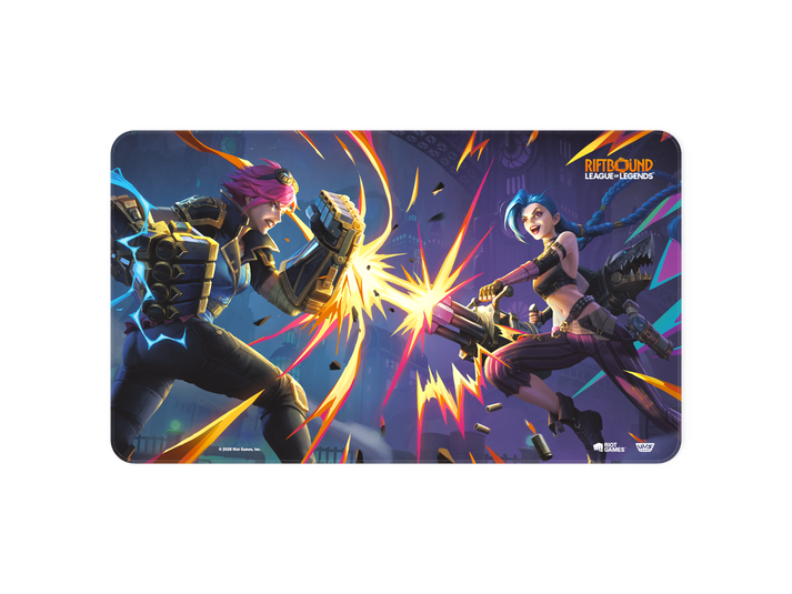 Riftbound: League of Legends TCG Playmat - Vendetta - Vi VS Jinx