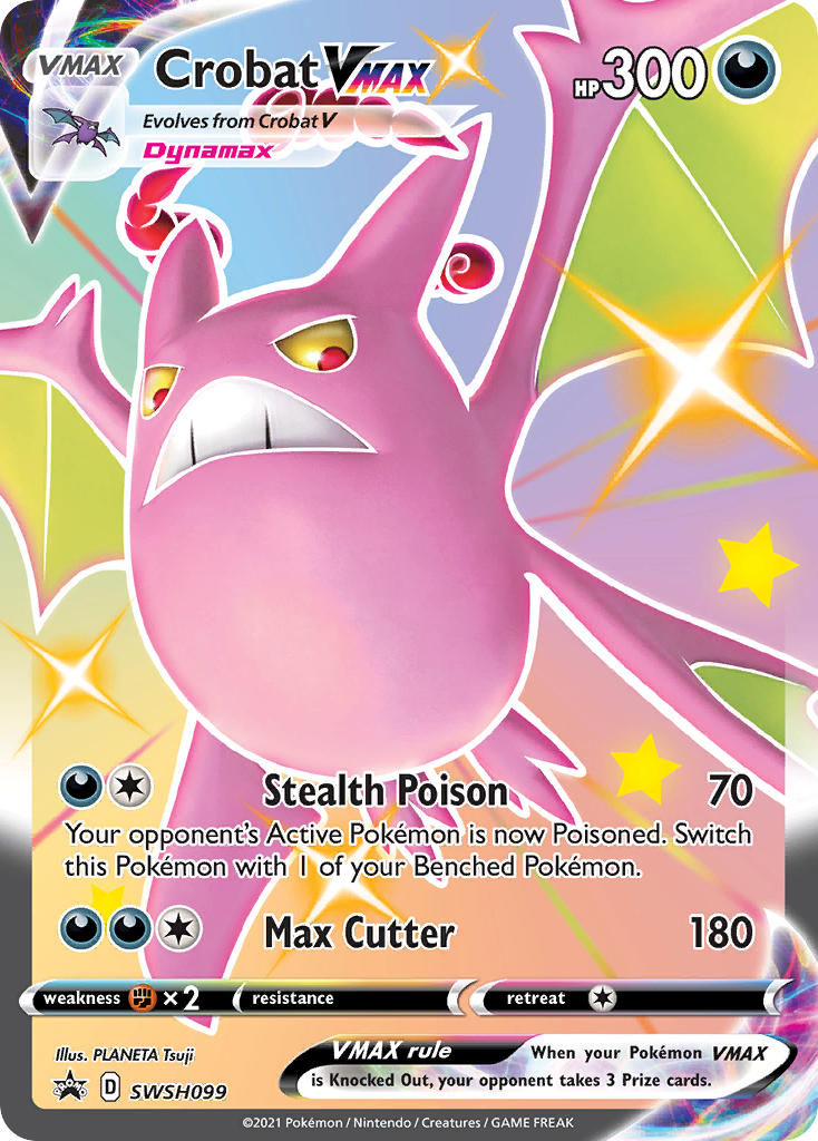 Crobat VMAX (SWSH099) (Jumbo Card) [Sword & Shield: Black Star Promos] - Waypoint Games CA