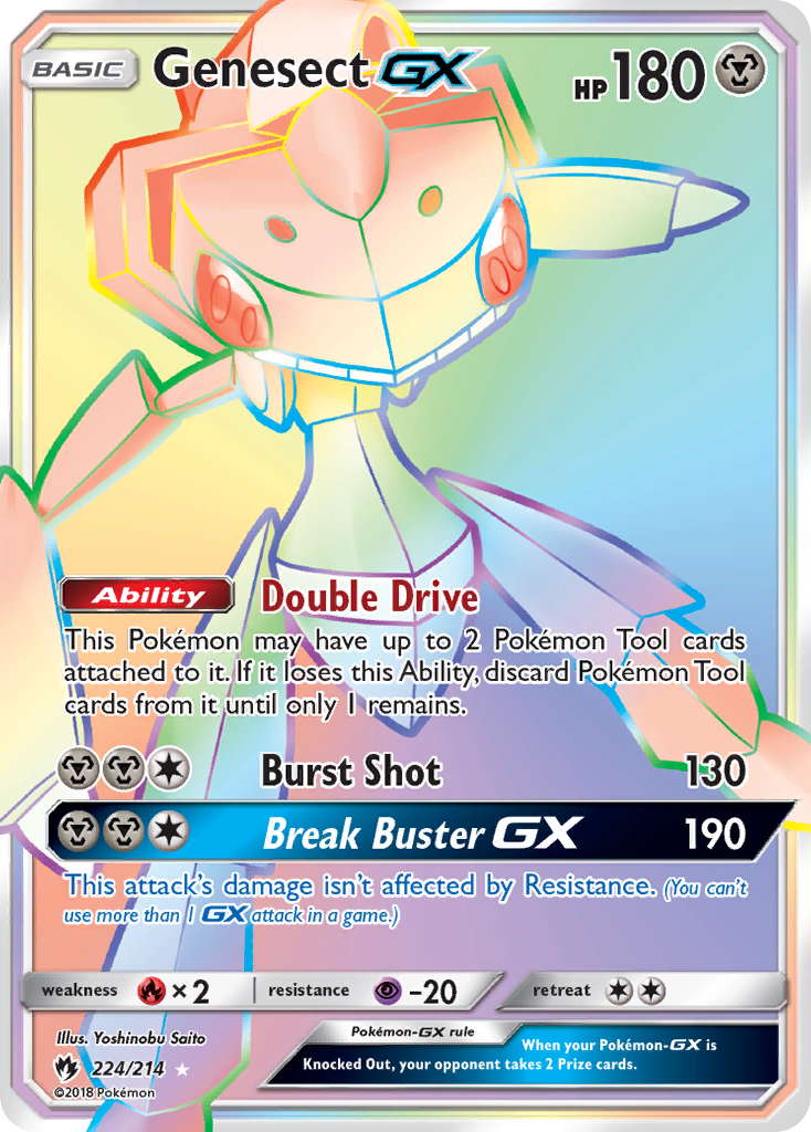 Genesect GX (224/214) [Sun & Moon: Lost Thunder] - Waypoint Games CA