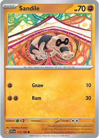 Sandile (115/198) [Scarlet & Violet: Base Set] - Waypoint Games CA