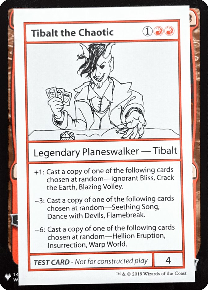 Tibalt the Chaotic [Mystery Booster Playtest Cards] - Waypoint Games CA