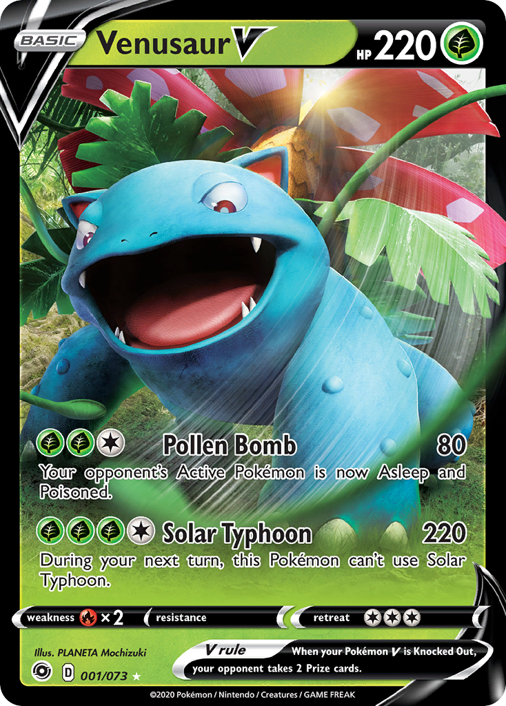 Venusaur V (001/073) [Sword & Shield: Champion's Path] - Waypoint Games CA