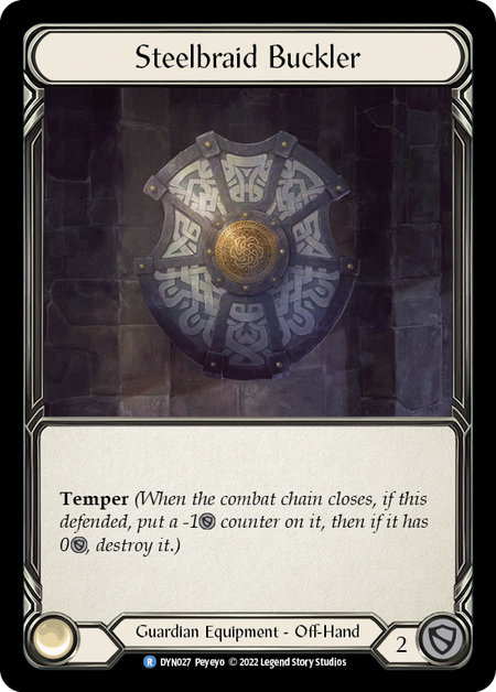 Steelbraid Buckler [DYN027] (Dynasty)  Cold Foil - Waypoint Games CA