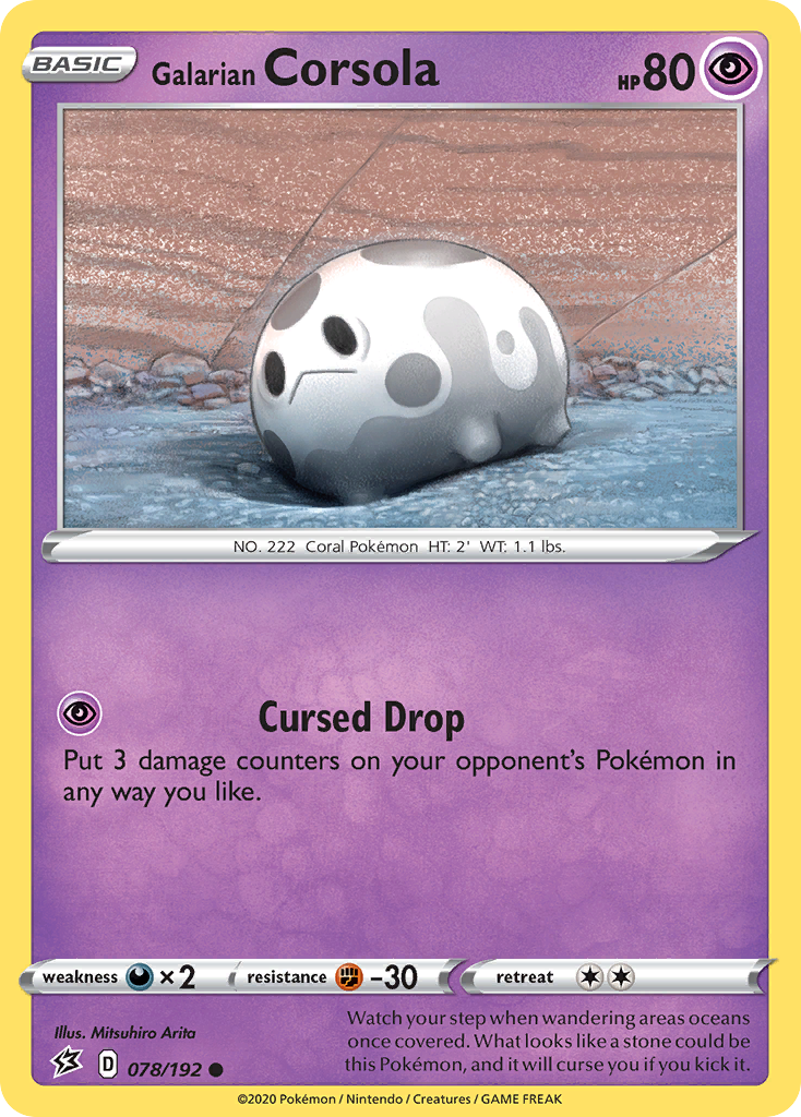 Galarian Corsola (078/192) [Sword & Shield: Rebel Clash] - Waypoint Games CA
