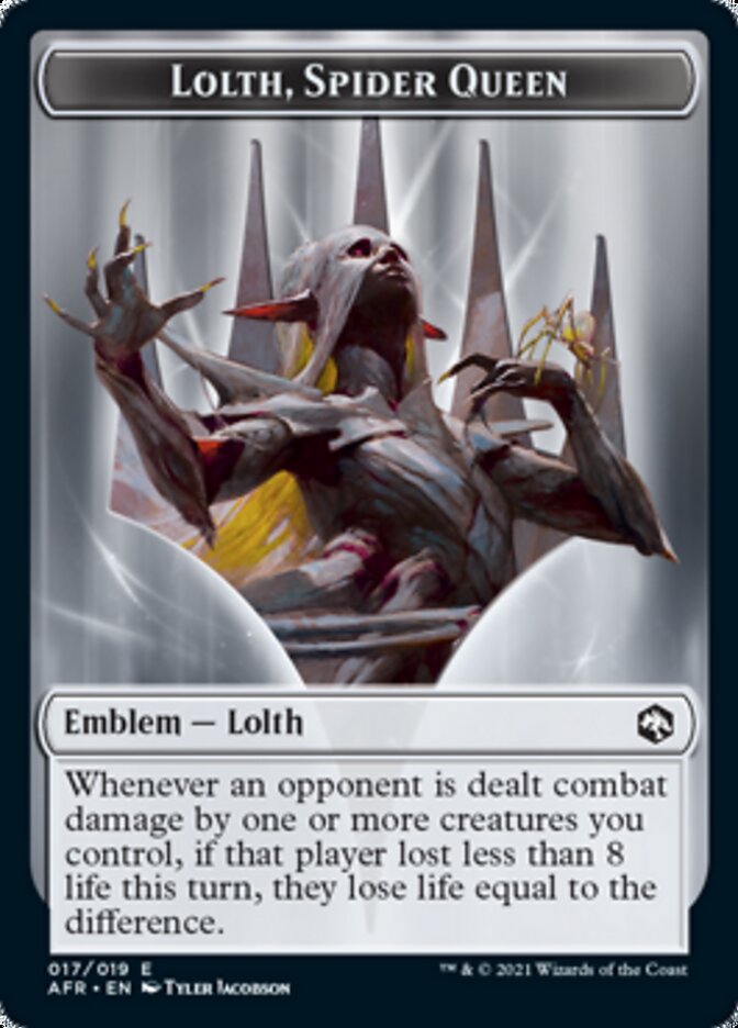 Lolth, Spider Queen Emblem [Dungeons & Dragons: Adventures in the Forgotten Realms Tokens] - Waypoint Games CA