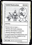 Scaled Destruction [Mystery Booster Playtest Cards]