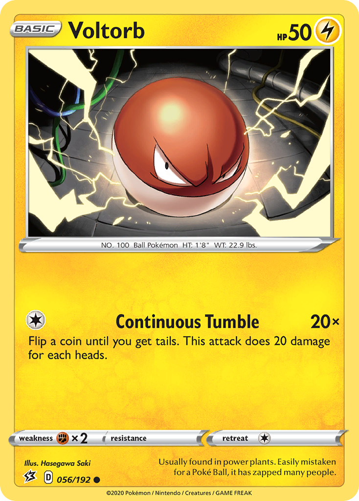 Voltorb (056/192) [Sword & Shield: Rebel Clash] - Waypoint Games CA