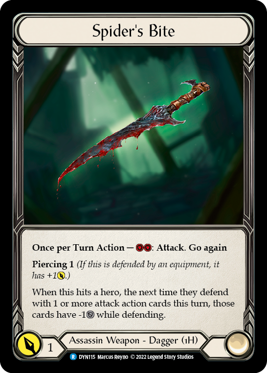 Spider's Bite [DYN115] (Dynasty)  Cold Foil - Waypoint Games CA