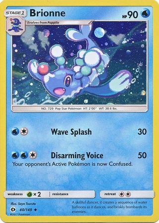 Brionne (40/149) (Cosmos Holo) [Sun & Moon: Base Set] - Waypoint Games CA