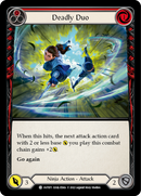Deadly Duo (Red) [OUT071] (Outsiders)  Rainbow Foil - Waypoint Games CA