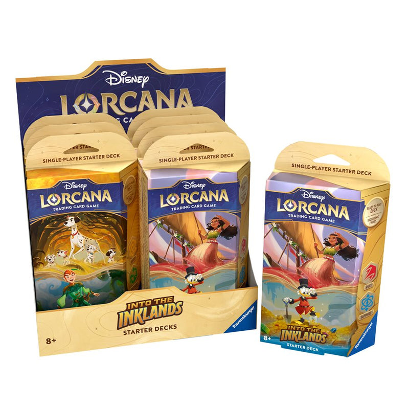 Disney Lorcana: Into the Inklands - Starter Deck Display