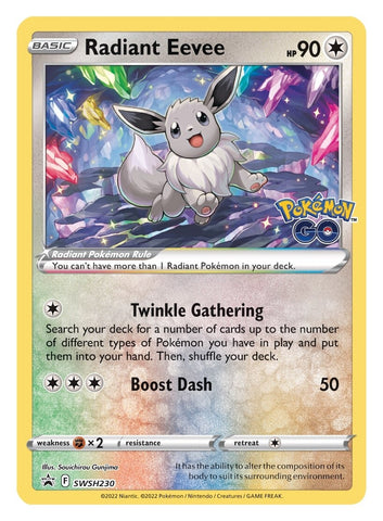 Radiant Eevee (SWSH230) [Sword & Shield: Black Star Promos] - Waypoint Games CA