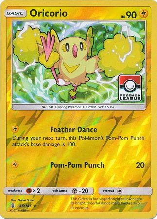 Oricorio (46/145) (League Promo) [Sun & Moon: Guardians Rising] - Waypoint Games CA