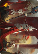 Porcelain Zealot Art Card (Gold-Stamped Signature) [Phyrexia: All Will Be One Art Series] - Waypoint Games CA