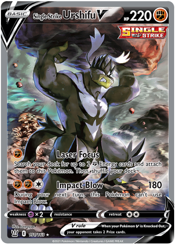 Single Strike Urshifu V (151/163) [Sword & Shield: Battle Styles] - Waypoint Games CA