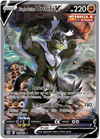Single Strike Urshifu V (151/163) [Sword & Shield: Battle Styles] - Waypoint Games CA