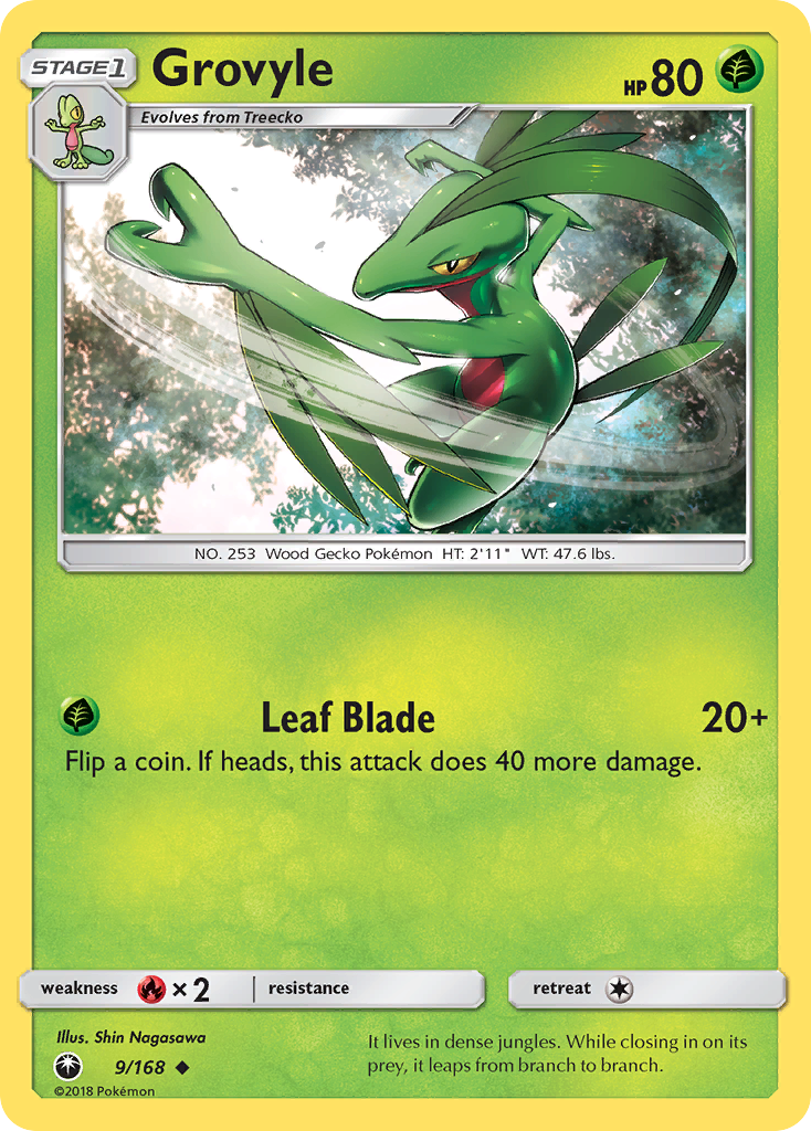 Grovyle (9/168) [Sun & Moon: Celestial Storm] - Waypoint Games CA