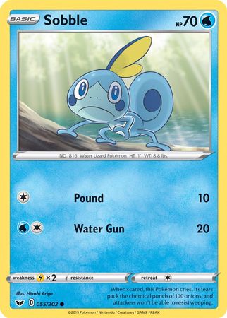 Sobble (055/202) (Premium Collection) [Sword & Shield: Base Set] - Waypoint Games CA