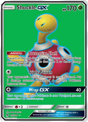 Shuckle GX (195/214) [Sun & Moon: Lost Thunder] - Waypoint Games CA