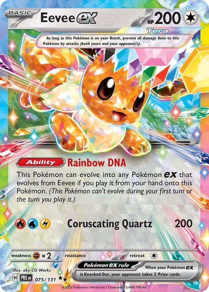 Eevee ex (075/131) [Scarlet & Violet: Prismatic Evolutions] - Waypoint Games CA