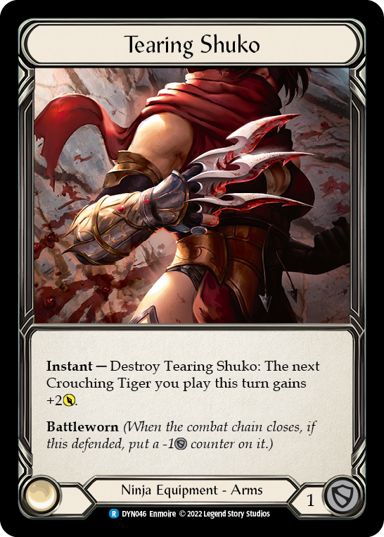 Tearing Shuko [DYN046] (Dynasty)  Cold Foil - Waypoint Games CA