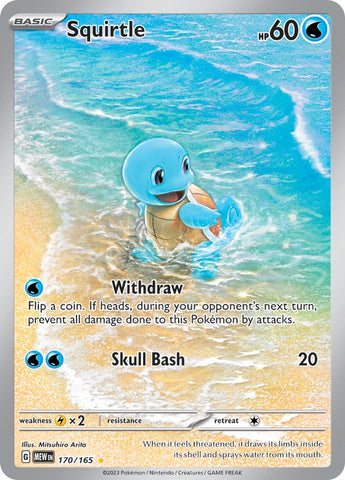 Squirtle (170/165) [Scarlet & Violet 151] - Waypoint Games CA