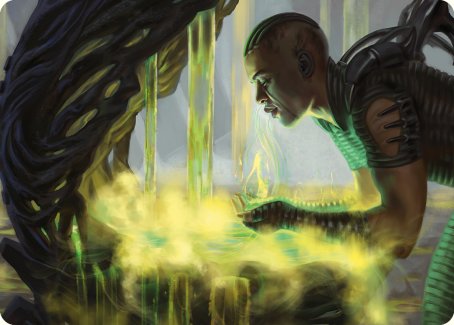Necrogen Communion Art Card [Phyrexia: All Will Be One Art Series] - Waypoint Games CA