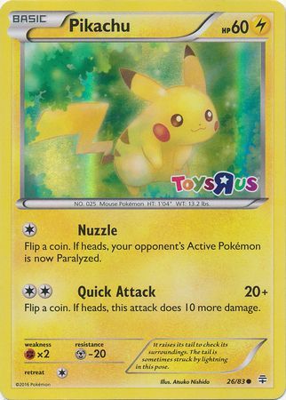 Pikachu (26/83) (Toys R Us Promo) [Miscellaneous Cards] - Waypoint Games CA