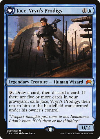 Jace, Vryn's Prodigy // Jace, Telepath Unbound [Magic Origins] - Waypoint Games CA