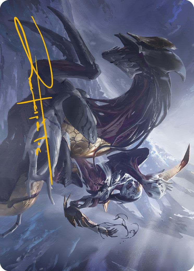 Ria Ivor, Bane of Bladehold Art Card (Gold-Stamped Signature) [Phyrexia: All Will Be One Art Series] - Waypoint Games CA