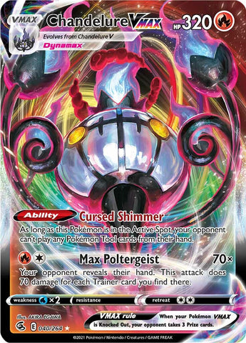 Chandelure VMAX (040/264) [Sword & Shield: Fusion Strike] - Waypoint Games CA