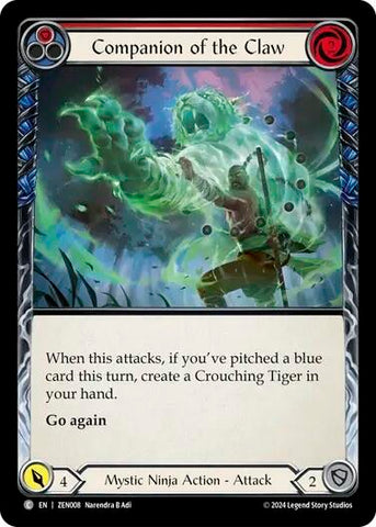 Companion of the Claw (Red) [ZEN008] (Part the Mistveil Zen Blitz Deck)