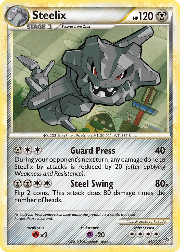 Steelix (24/95) [HeartGold & SoulSilver: Unleashed] - Waypoint Games CA