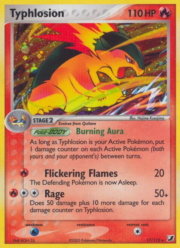 Typhlosion(17/115) (Theme Deck Exclusive) [EX: Unseen Forces] - Waypoint Games CA
