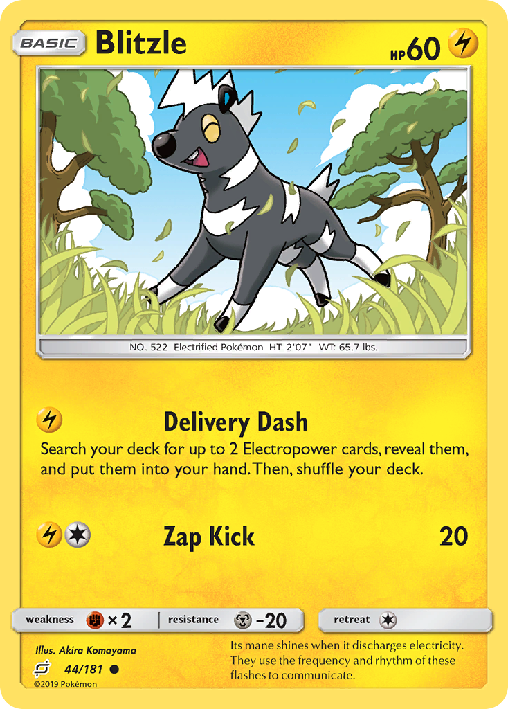 Blitzle (44/181) [Sun & Moon: Team Up] - Waypoint Games CA