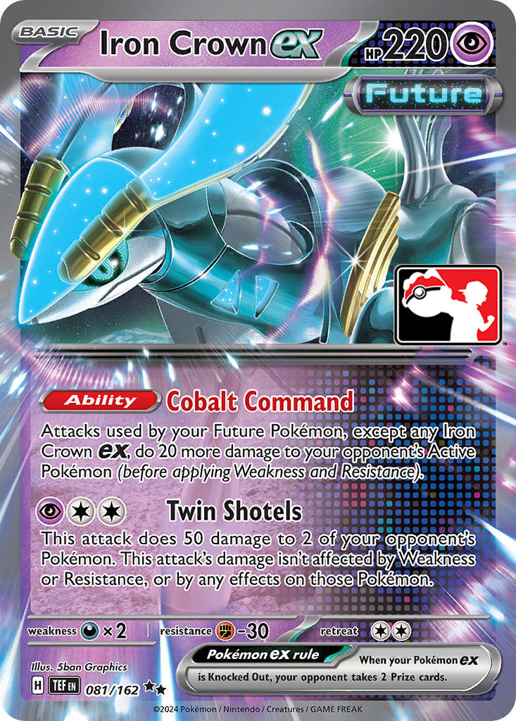 Iron Crown ex (081/162) [Prize Pack Series Five] - Waypoint Games CA