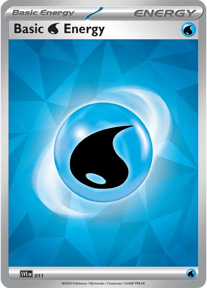 Basic Water Energy (011)(Holo) [Scarlet & Violet: Stellar Crown] - Waypoint Games CA