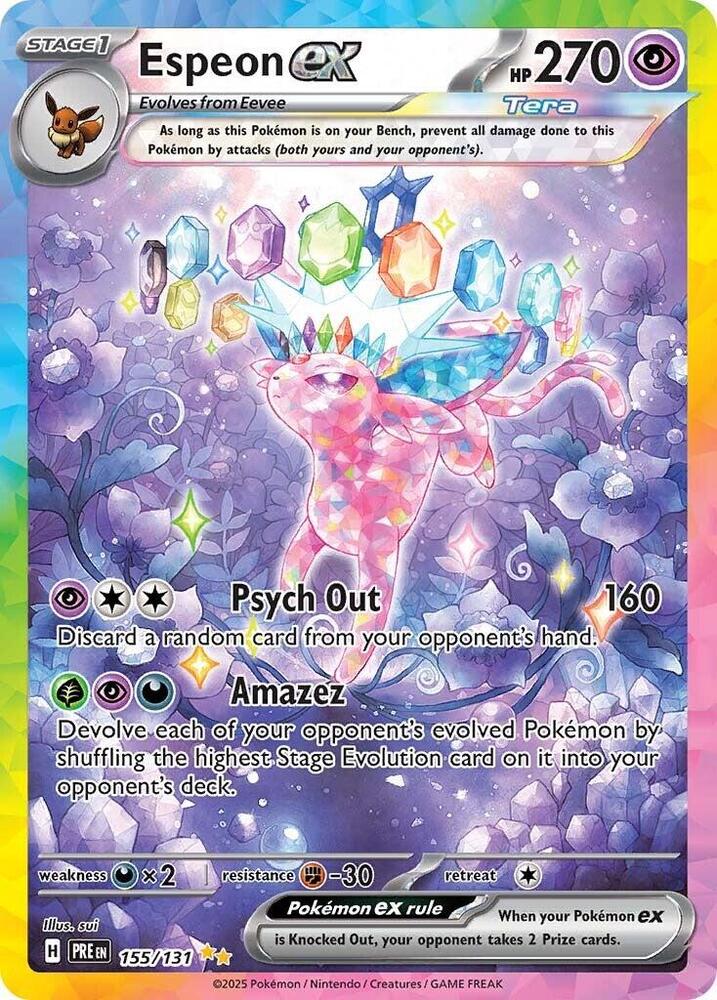 Espeon ex (155/131) [Scarlet & Violet: Prismatic Evolutions] - Waypoint Games CA
