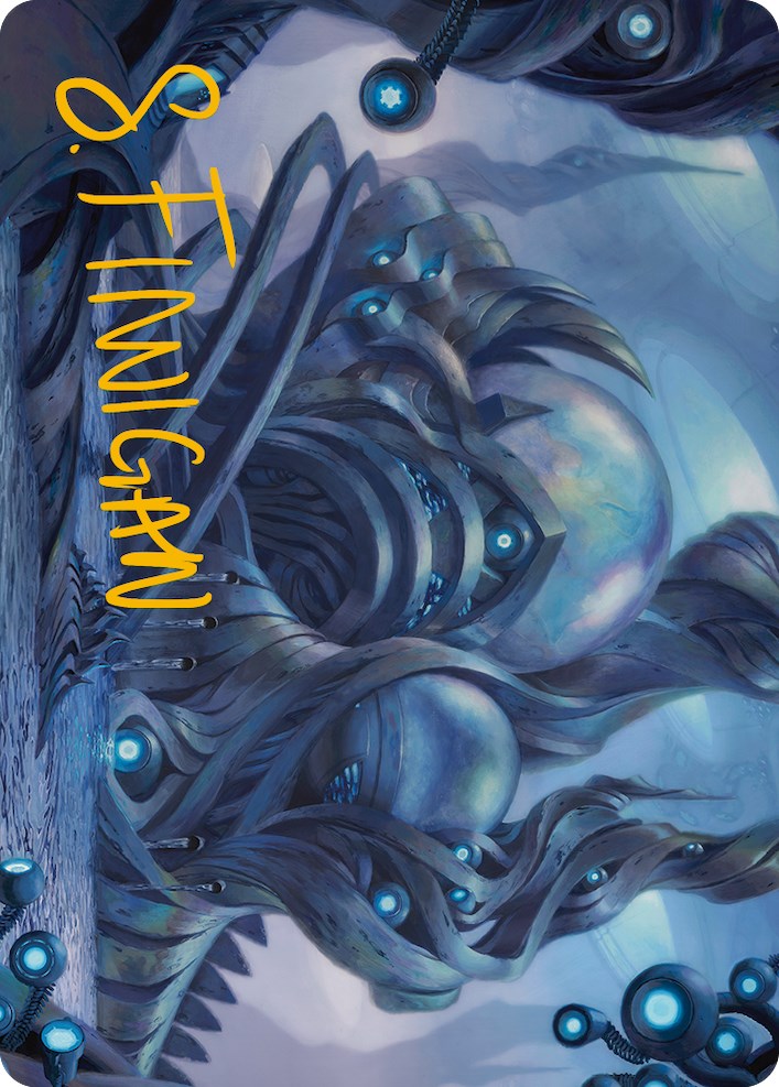 The Surgical Bay Art Card (Gold-Stamped Signature) [Phyrexia: All Will Be One Art Series] - Waypoint Games CA
