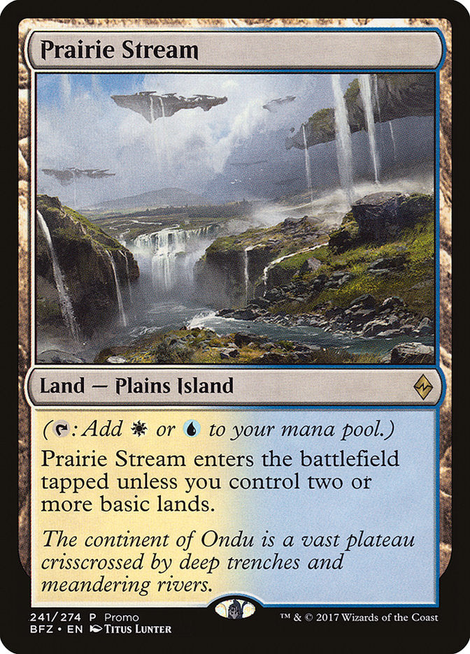 Prairie Stream (Promo) [Standard Showdown Promos] - Waypoint Games CA