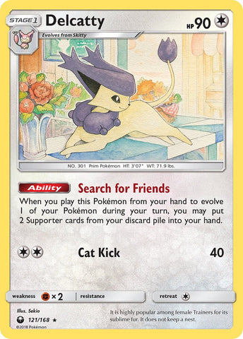 Delcatty (121/168) (Theme Deck Exclusive) [Sun & Moon: Celestial Storm] - Waypoint Games CA