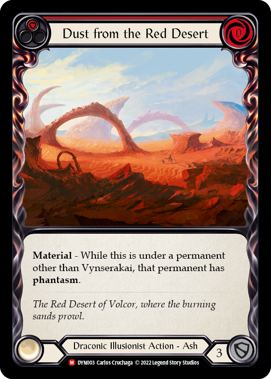 Dust from the Red Desert [DYN003] (Dynasty)  Rainbow Foil - Waypoint Games CA