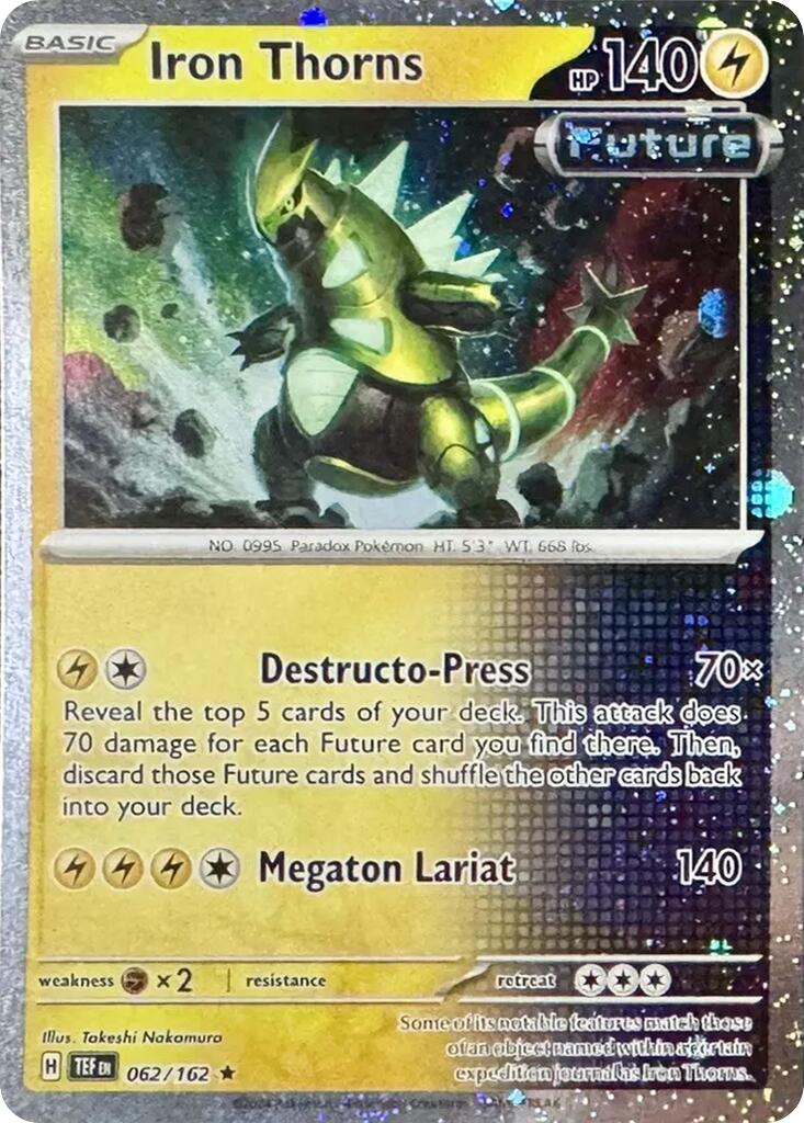 Iron Thorns (062/162) (Cosmos Holo) [Miscellaneous Cards] - Waypoint Games CA