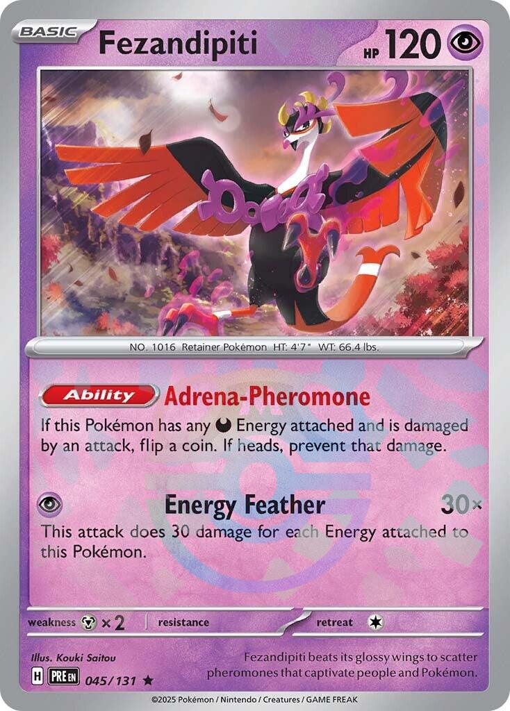 Fezandipiti (045/131) (Master Ball Pattern) [Scarlet & Violet: Prismatic Evolutions] - Waypoint Games CA