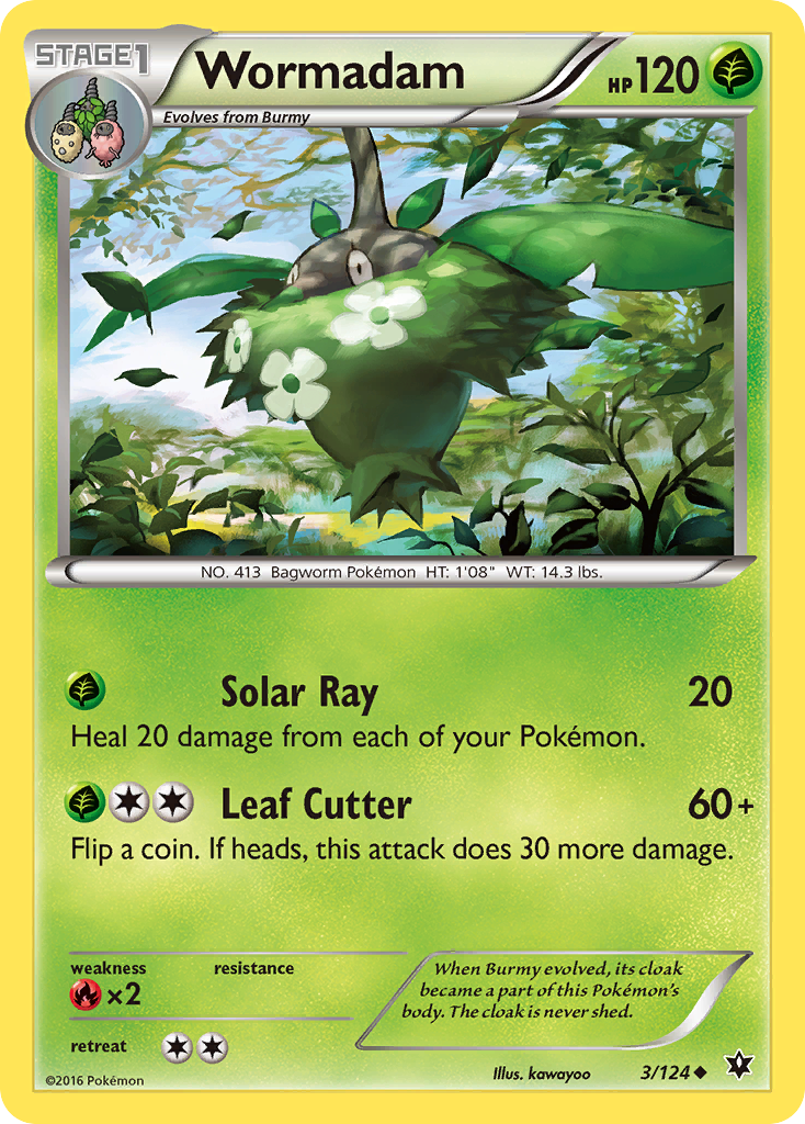 Wormadam (3/124) [XY: Fates Collide] - Waypoint Games CA