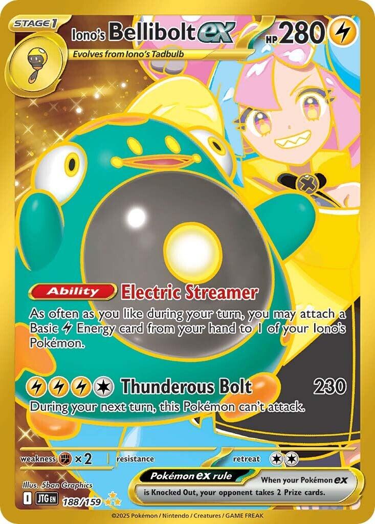 Iono's Bellibolt ex (188/159) [Scarlet & Violet: Journey Together] - Waypoint Games CA